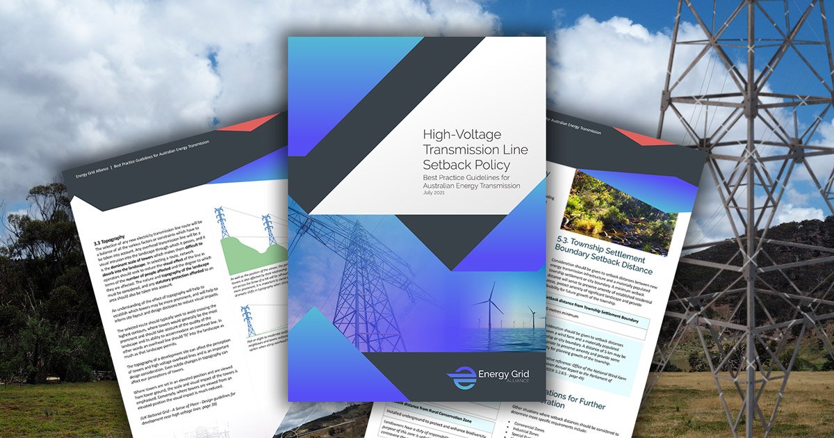 Western Victoria Transmission Network Project Transmission Line Setback Policy